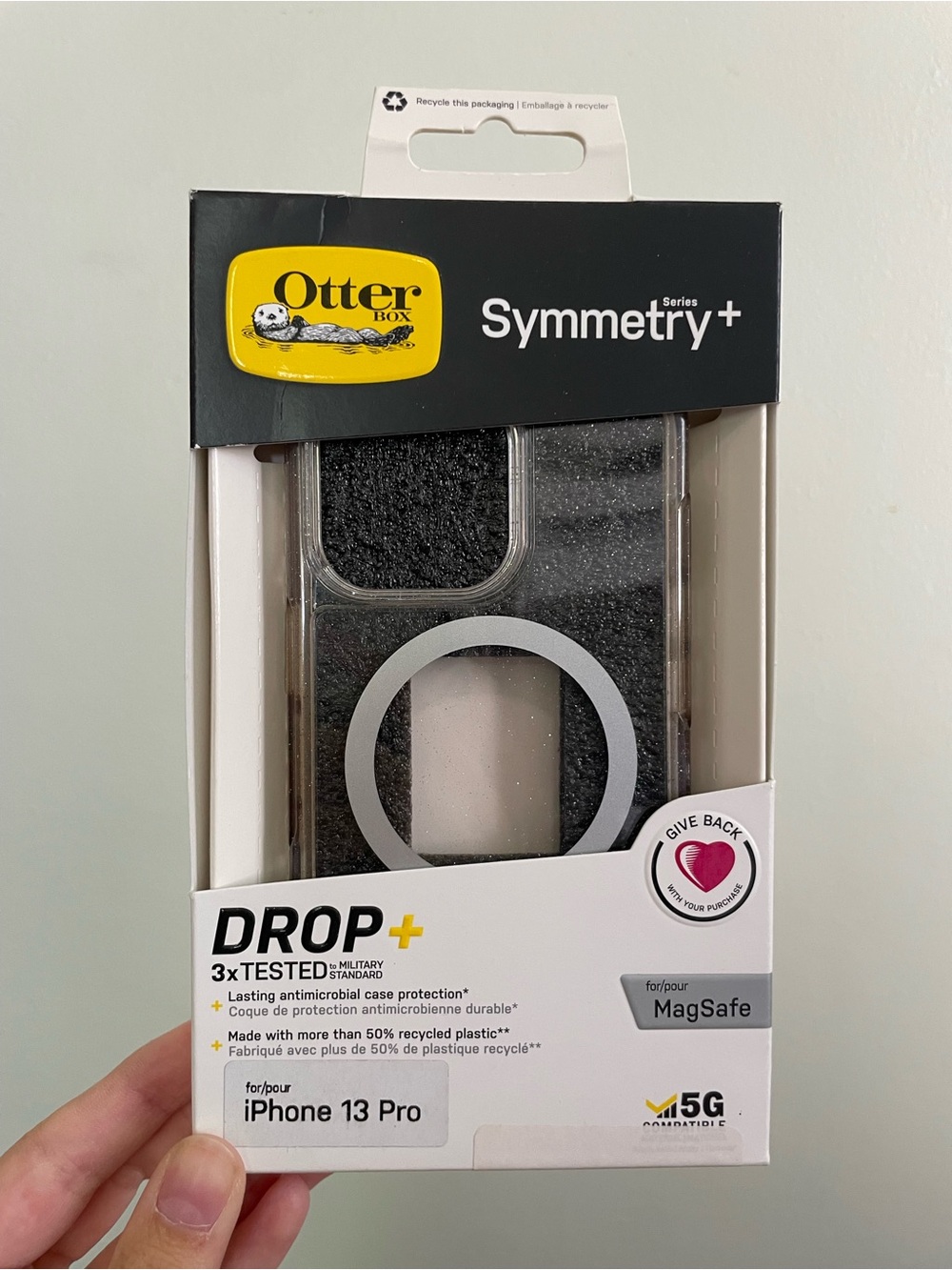 OtterBox Symmetry+ Drop+ MagSafe Case for iPhone 13 Pro — Black